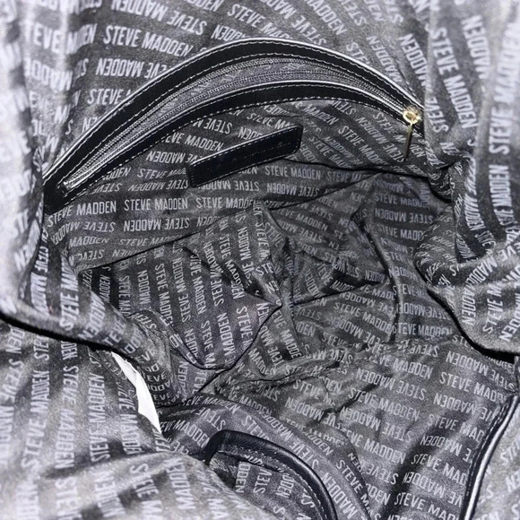 Steve Madden black handbag/shoulder bag - Picture 6 of 11